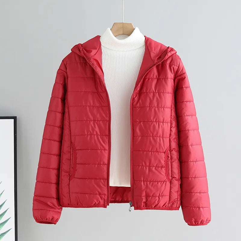 Damen Steppjacke Mit Kapuze Modern