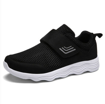 Damen Sneaker Sportlich Klettverschluss Komfortabel