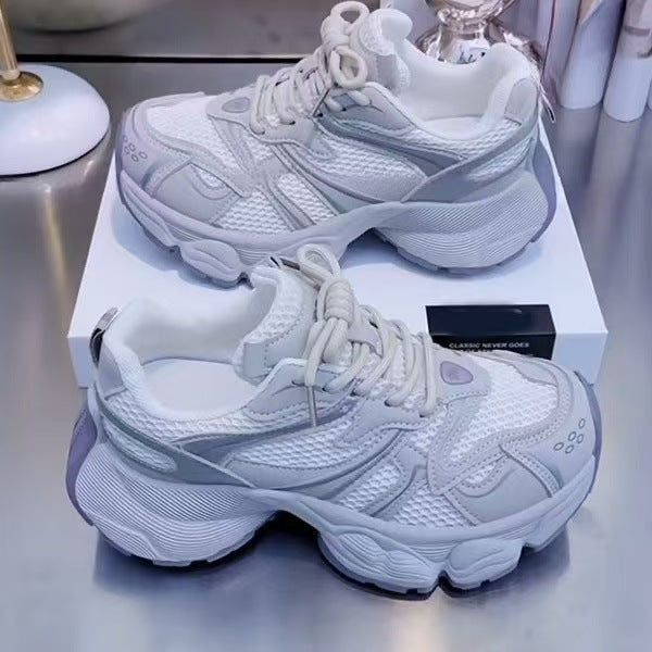 Damen Sneaker Atmungsaktiv Gepolstert Schwarz - Norvielle