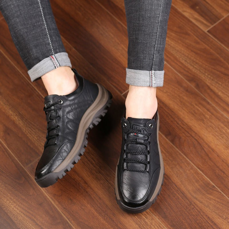 Damen Leder Schuhe Komfortabel
