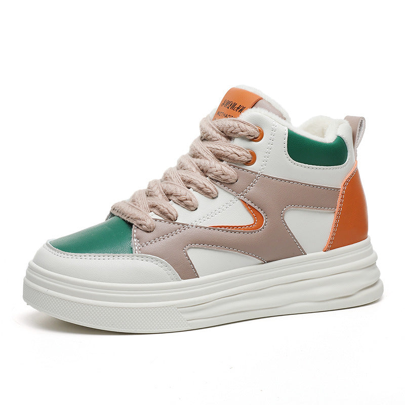Damen High- Sneaker Trendfarben