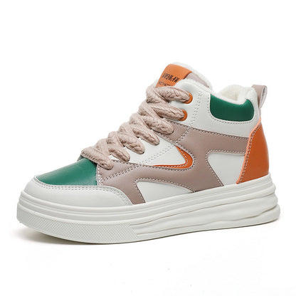 Damen High- Sneaker Trendfarben