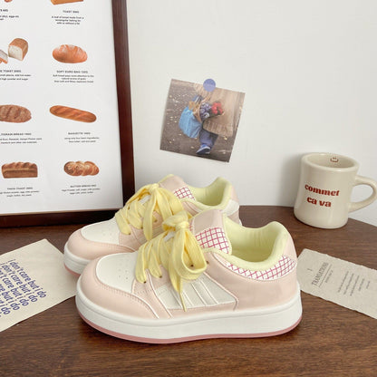 Damen Sneaker Retro Weiches Innenfutter