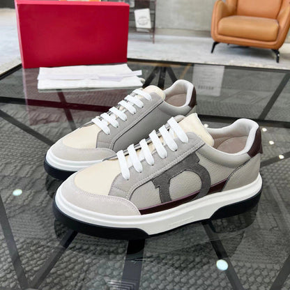 Damen Sneaker Leder Sportlich