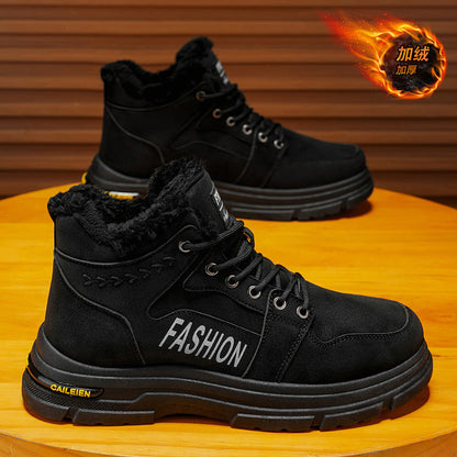 Damen Winterboots Schnürboots Warmes Innenfutter Rutschfest