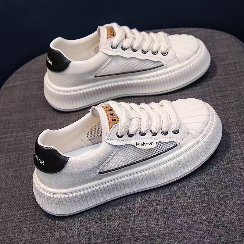 Damen Sneaker Plateau Atmungsaktiv
