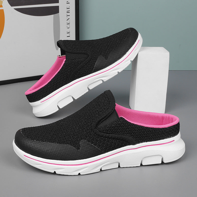 Damen Clogs Atmungsaktives Mesh Schnelltrocknend Bequem