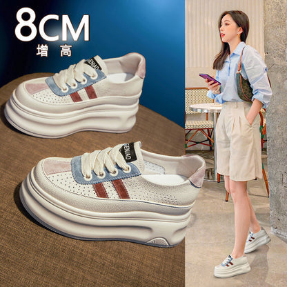 Damen Sneaker Hoch Extra Sohle Modisch