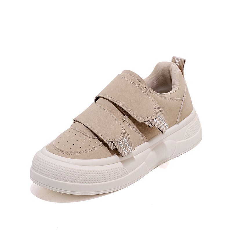 Damen Plattformsneaker Klettverschluss Modern