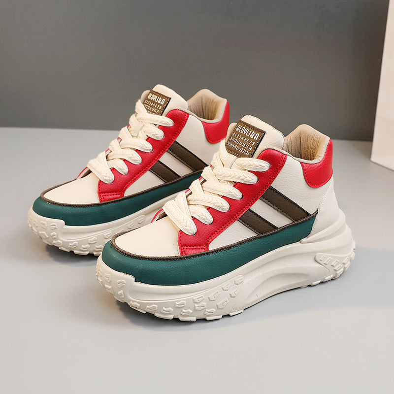 Damen High- Sneaker Komfortschuhe Robust