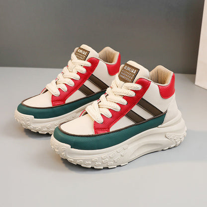 Damen High- Sneaker Komfortschuhe Robust