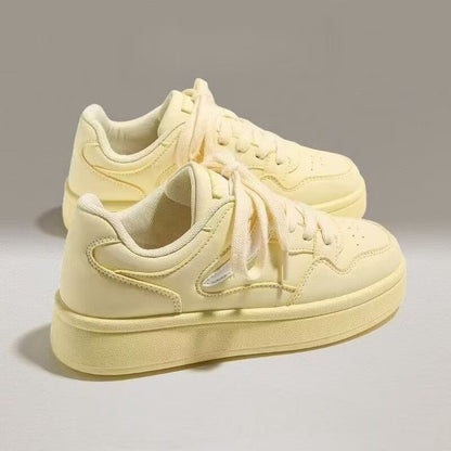 Damen Sneaker Luftiges Mesh Komfortsole Weiß - Norvielle