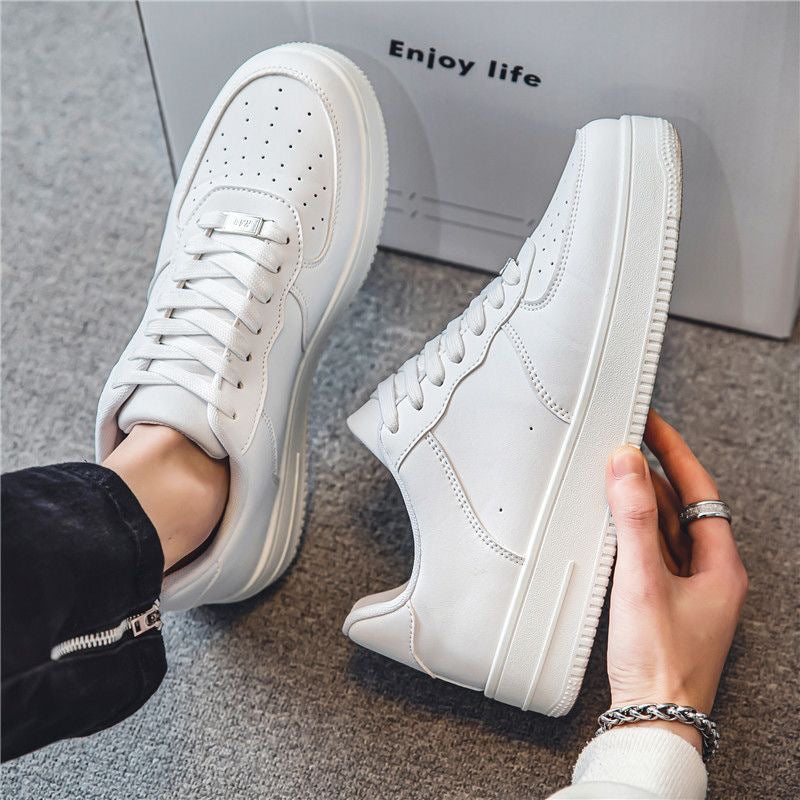 Damen Sneaker Leder Weiches Innenleben