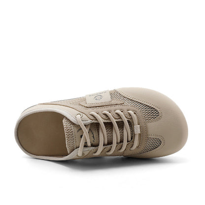 Damen Clogs Atmungsaktives Material Bequem Halbhoch