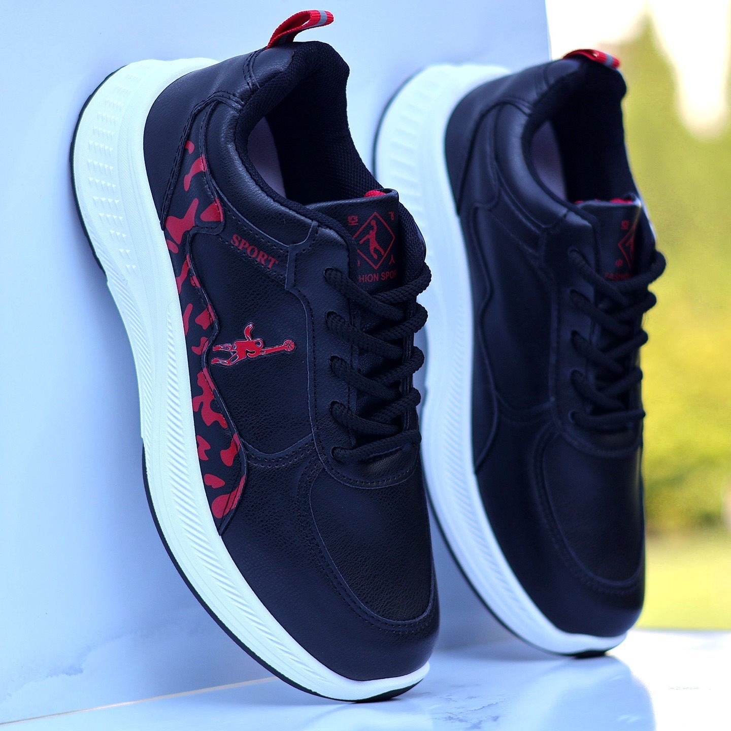 Damen Laufschuhe Camouflage atmungsaktiv