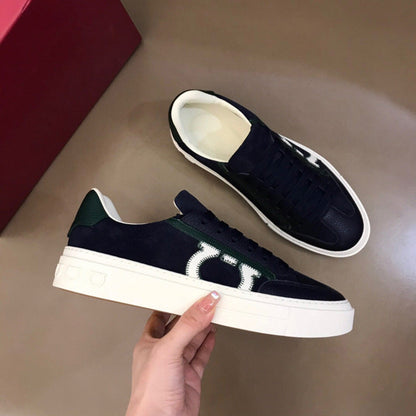 Damen Sneaker Sportlich Logo-Design Rutschfeste Sohle