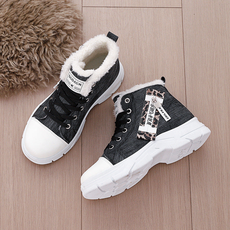 Damen Sneaker Warm Innenfutter Robust