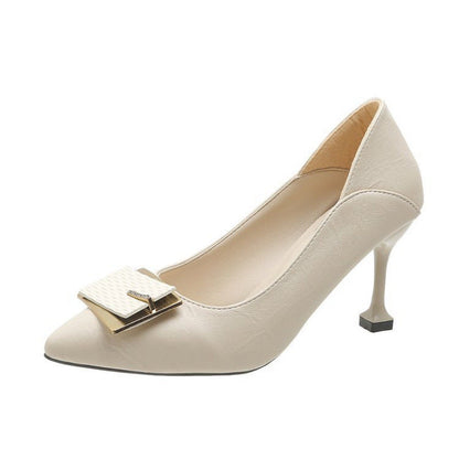 Damen High Heels Pumps mit Schmuckdetail Elegantes Design