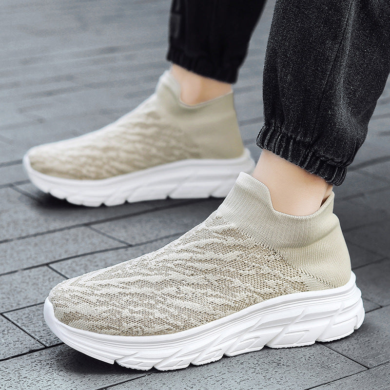 Damen High- Sneaker Elastisch Bequem