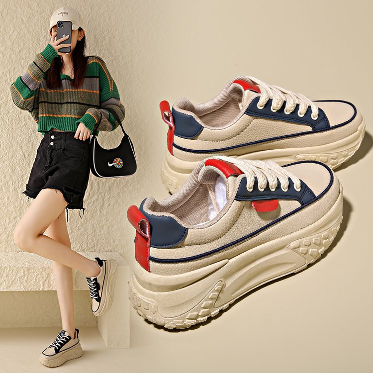Damen Sneaker Leicht Flexible Komfortschuhe Schwarz - Norvielle