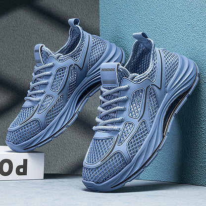 Damen Sneaker Sportlich Mesh Atmungsaktives Obermaterial