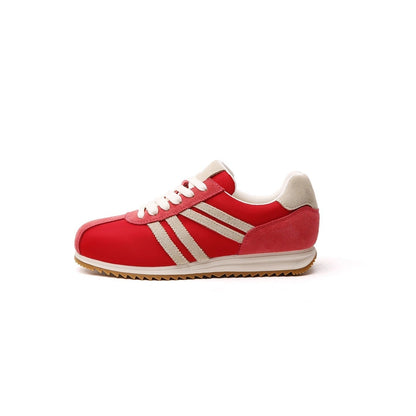Damen Retro Sneaker Wildleder Optik