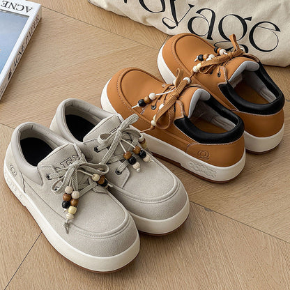 Damen Sneaker Modisch Ornamente Schnürsenkel