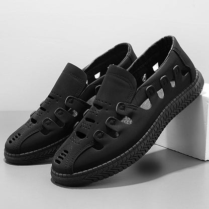 Damen Sandalen Atmungsaktives Leder Sommer
