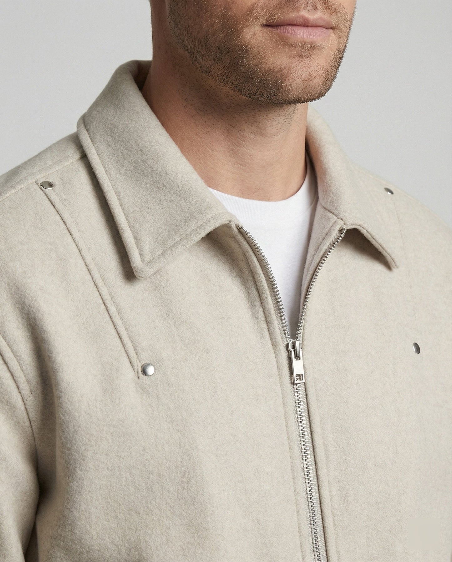 Unisex Kurzjacke Wolllook Modern