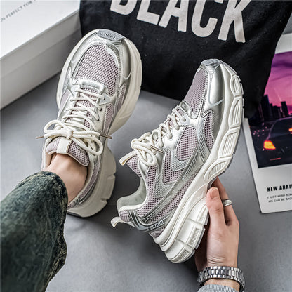 Damen Sport Sneaker Atmungsaktives Mesh Komfortschuhe