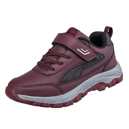 Damen Sneaker Sportlich Atmungsaktives Mesh Velcro Schuhe
