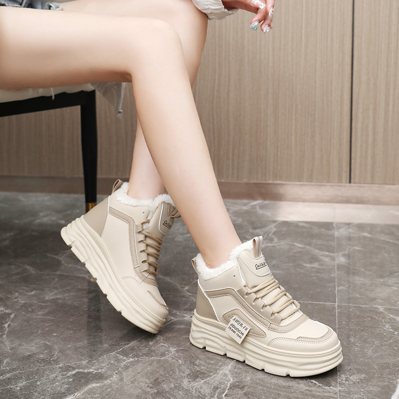 Damen Sneaker Kuschelig Rutschfest