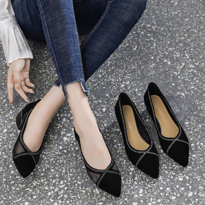 Damen Pumps Hochhackig Transparentes Mesh Mit Glitzerdetails