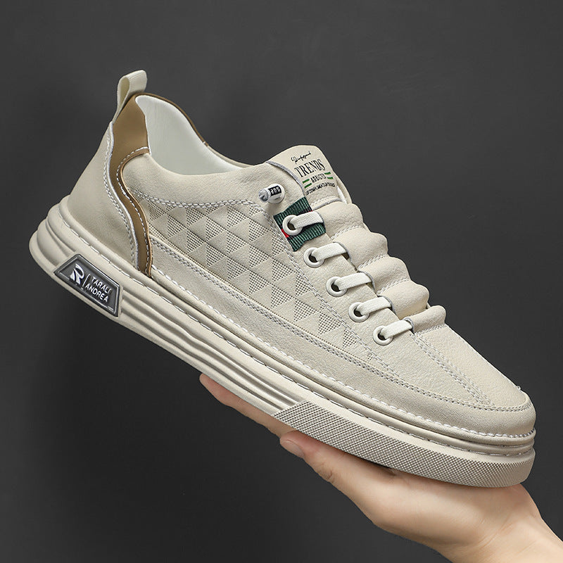 Damen Sneaker Strukturiert Hochwertig