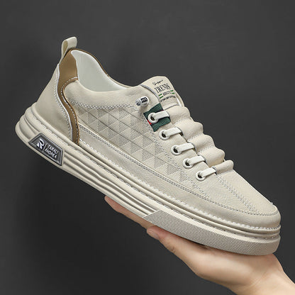 Damen Sneaker Strukturiert Hochwertig