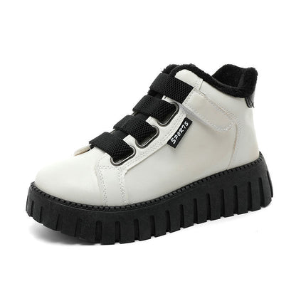 Damen High- Sneaker Warm Gefüttert Rutschfest