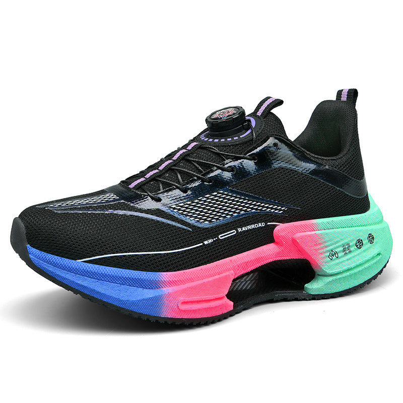 Damen Laufschuhe Weich Sohle Schnellverschluss Sport