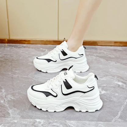 Damen Chunky Sneaker Bequem Dämpfung