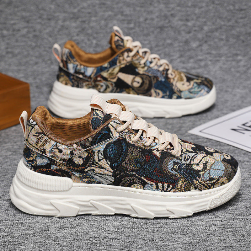 Damen Sneaker Bunt Sportlich Laufsohle Rutschfest