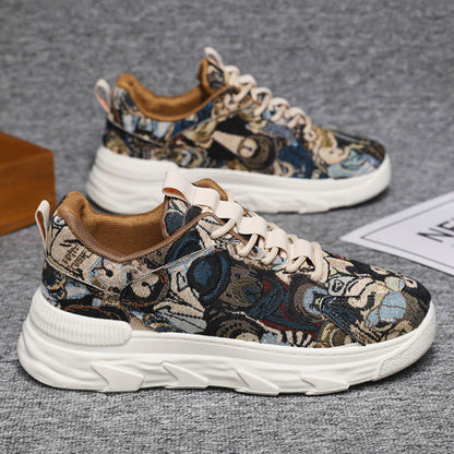 Damen Sneaker Bunt Sportlich Laufsohle Rutschfest
