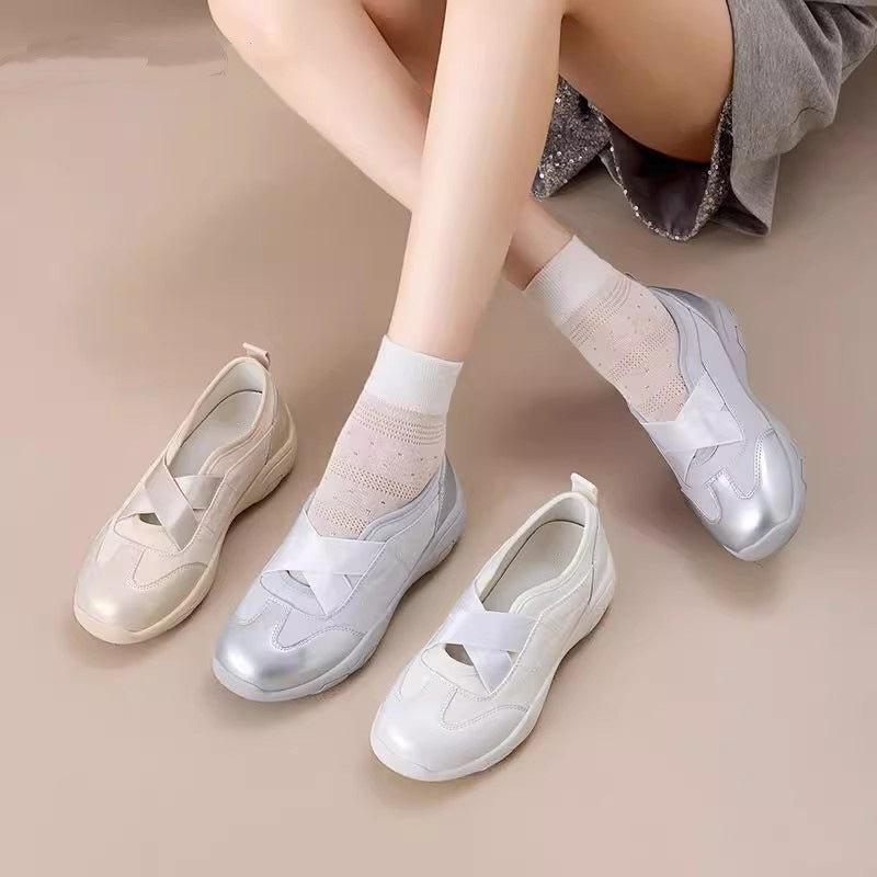 Damen Slip-On Sneaker Weich Elastisch
