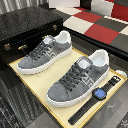 Damen Sneaker Sportlich Rutschfeste Laufsohle Schwarz - Norvielle