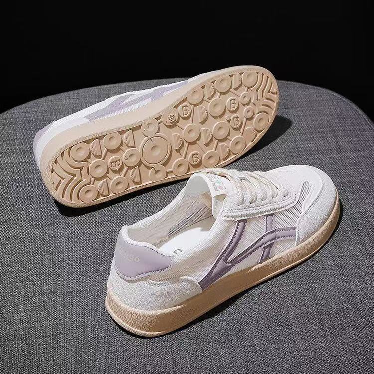 Damen Sneaker Retro Stil Atmungsaktives Mesh