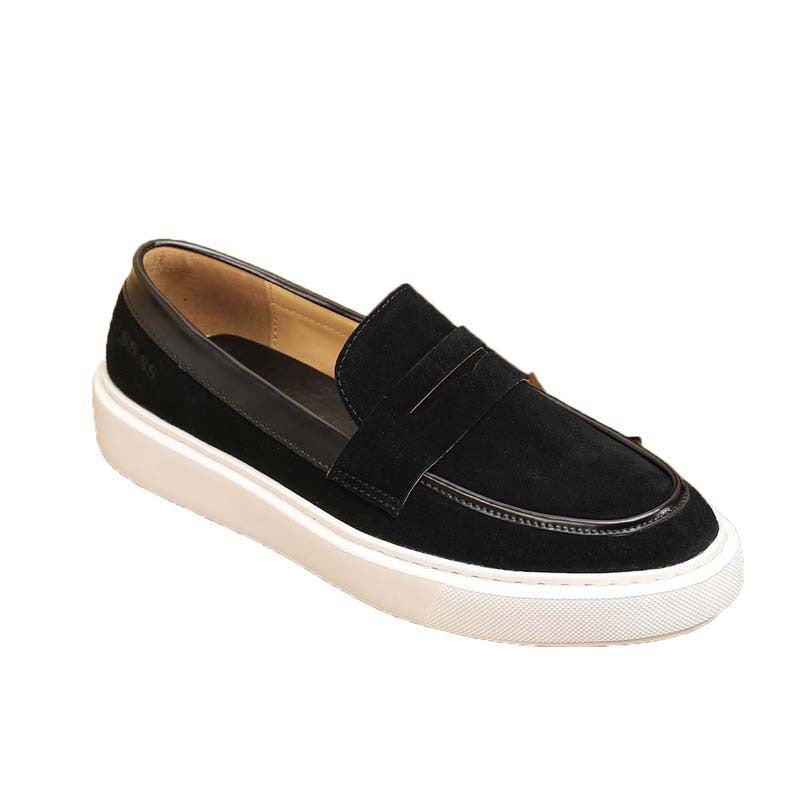Damen Mokassin Sneaker Weiches Wildleder Bequem