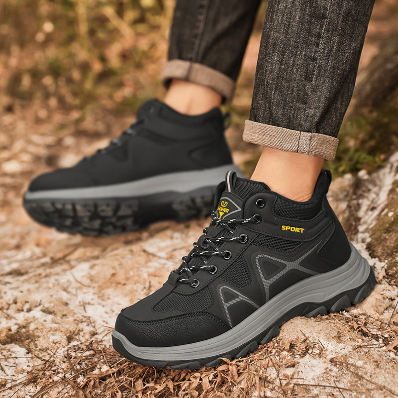 Damen Wanderstiefel Atmungsaktives Material Wasserdicht