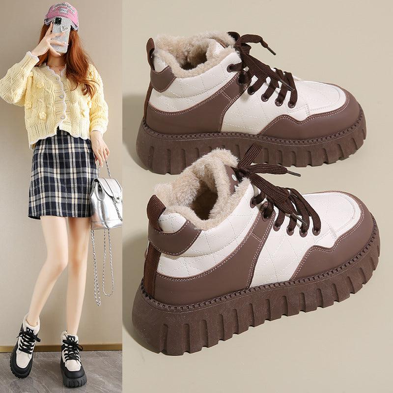 Damen High- Sneaker Weich Rutschfest - Norvielle