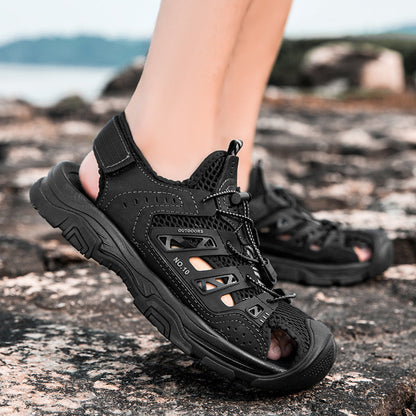 Damen Sport-Sandalen Atmungsaktives Mesh Komfort-Sohle