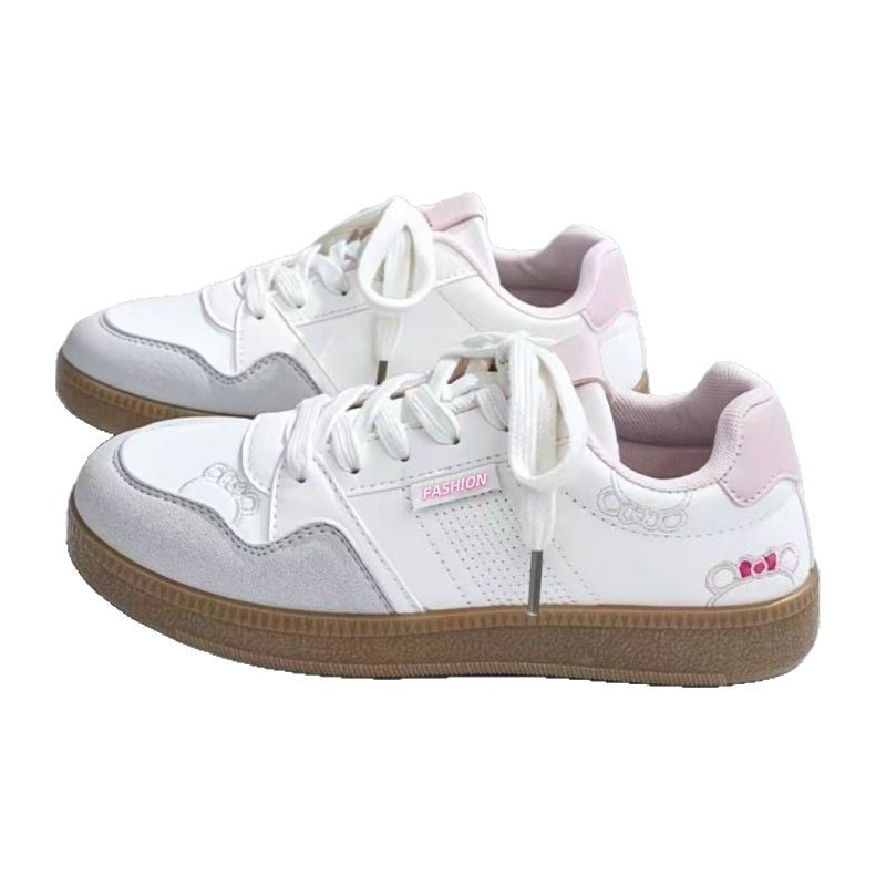 Damen Sneaker Stilvoll Mit Applikationen