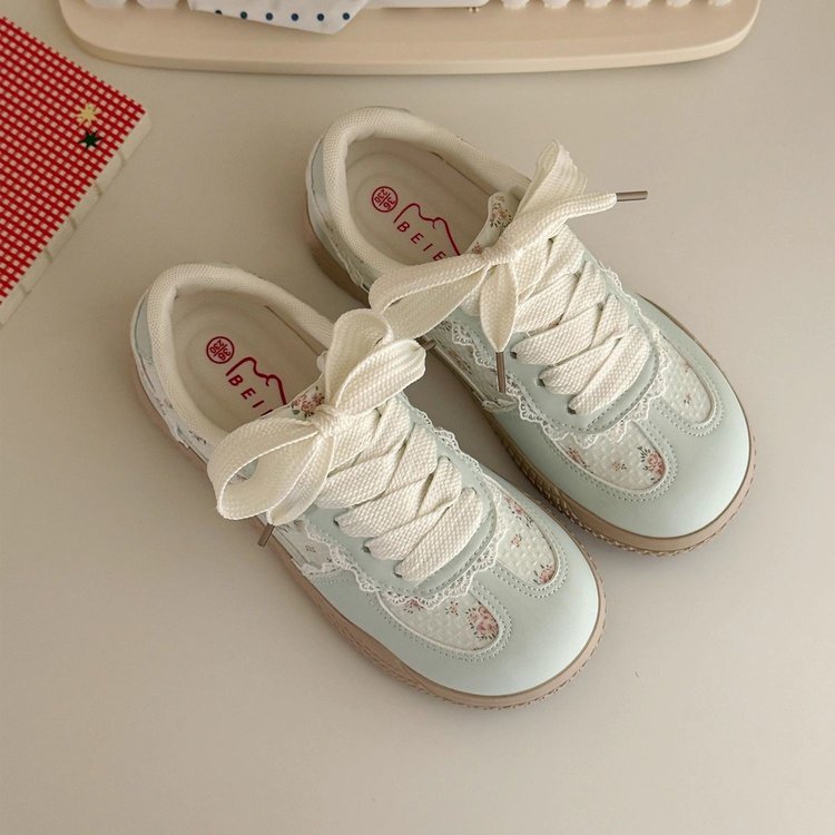Damen Sneaker Spitze Floral