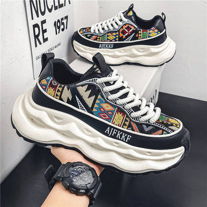 Damen Sneaker Sportlich Muster